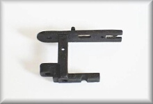 Casting frame for reversing relay, black, fixing from below, price per piece.