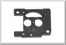 Engine plate suitable at MS 800, only cast part (zinc cast), black, price per piece.