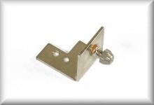 Connection angle for engine to the bogie holder with welded pins, nickel plated, only for TW 800, price per piece.