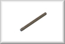 Axle, diameter 2 mm, length 21 mm, price per piece.