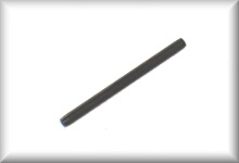 Axle, diameter 2 mm, length 28 mm, price per piece.