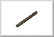 Axle, diameter 2,6 mm, length 21,7 mm, price per piece.