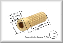 Lagerbüchse gerändelt, asymmetrische Bohrung, 2.te Büchse nach Anker, Führung für Kardan,nur CCS 800 Version 1 bis Version 4.
Preis pro Stück.