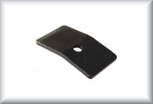 Sheet-metal holder for drive wheel set, black, burnished, for CCS 800 1. to 4. version, price per piece.