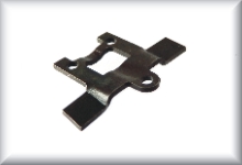 Sheet-metal holder for cardan-shaft (middle gear), black, burnished, for CCS 800 1. to 4. version, price per piece.