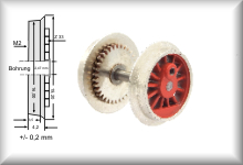 Driving axle complete. Dimensions of the wheels can be seen in the photo. Price per axle.