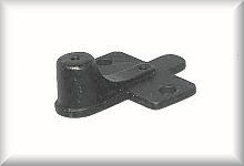 Holding for first running axle, black, for SK 800 and HR 800, made from zinc cast, price per piece.