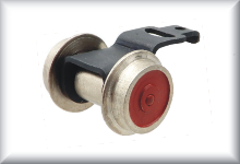 Trailing axle including wheels, for HR 700, price per piece.