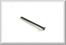 Burnished rivet, total length 20,0 mm, shaft length 19,9 mm, diameter 1,0 mm, price per piece.