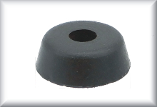 Rubber buffer for crane base, to be fixed under the base. price per item.