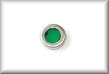 Lens socket with green cellon, for station inspector, price per piece.