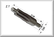 Gear shaft for anchor 700 series, 7 teeth, 04 MO, different diameter see photos. Price per piece