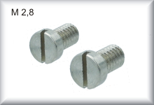 Screws for fixing the slider with the isolation disk, for the complete 700 series (factory standard), 2,7 mm, price per pair.
for all 700 series (factory-norm) 2.7
pair