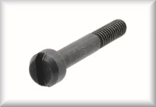 Screw for fastening the pre- and post-rotor, brass burnished, price per item.