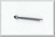 Length: 14,5 mm, Diameter: 0,8 mm, Eye: 1,7 mm, price per 10 pieces.