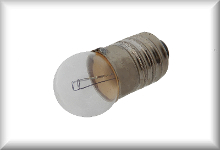 Bulb , E 5,5, 19 V, 6mm, clear